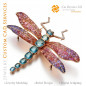 Dragonfly Pendant with Melody of Colours - 3D CAD Jewelry