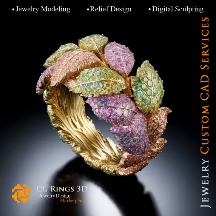 Bague - CAO 3D Joaillerie