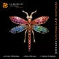 Pandantiv Libelula cu Melodie de Culori - 3D CAD Bijuterii