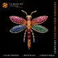 Dragonfly Pendant with Melody of Colours - 3D CAD Jewelry