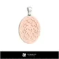 3D Women's Gemini Zodiac Pendant 3D Women's Gemini Zodiac Pendant