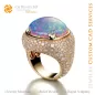 Anello con Opale - Gioielleria 3D CAD