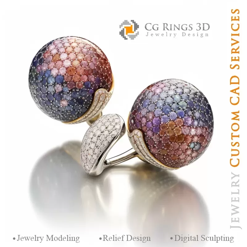 Manschettenknöpfe - 3D CAD Schmuck