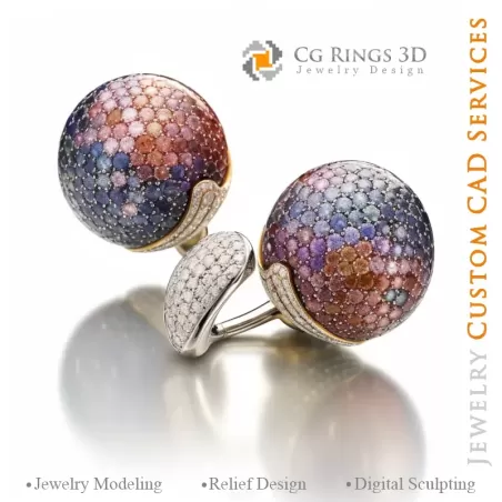 Manschettenknöpfe - 3D CAD Schmuck