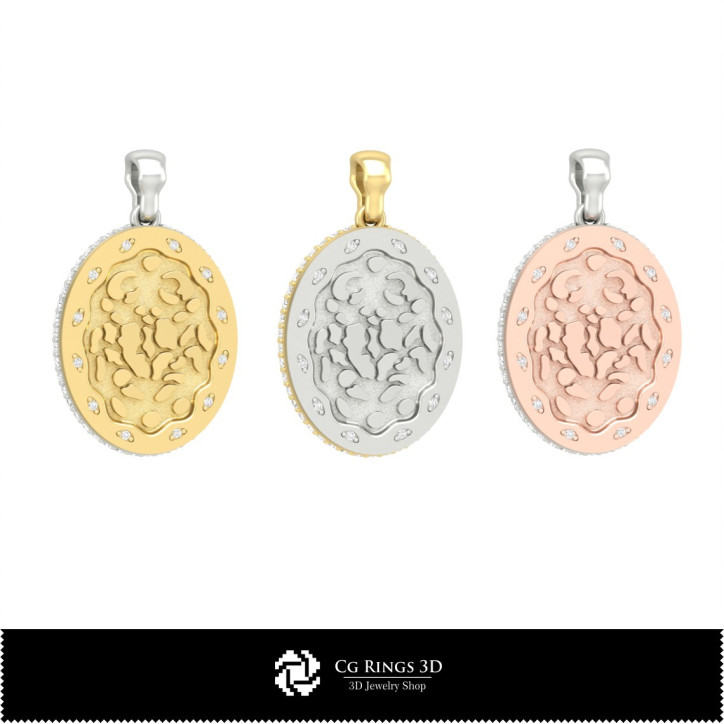 3D Women's Cancer Zodiac Pendant