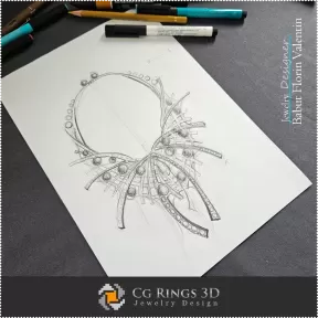 Colier Steffy - Design Bijuterie cu Perle și Diamante