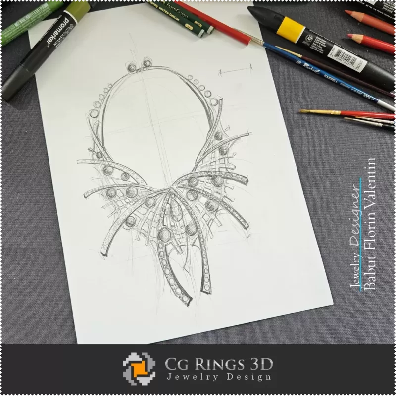 Halskette Steffy - Schmuckdesign