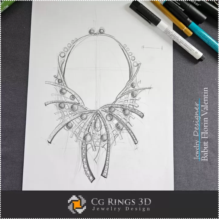 Halskette Steffy - Schmuckdesign