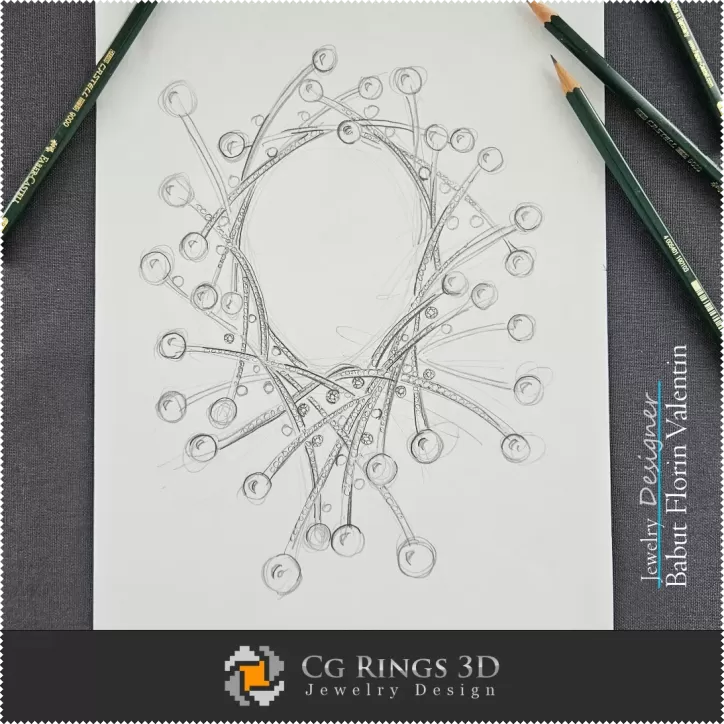 Meduza Halskette – Designschmuck Meduza Halskette – Designschmuck