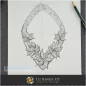 Boceto de Collar - Concepto de Diseño de Joyería