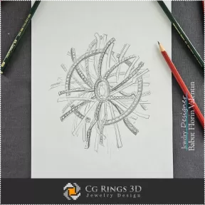 Pendant Sketch-Jewelry Design