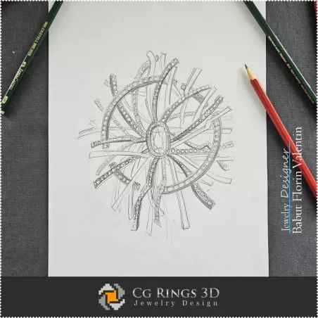 Pendant Sketch-Jewelry Design