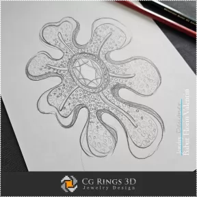 Pendant Sketch-Jewelry Design