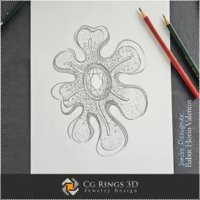 Pendant Sketch-Jewelry Design