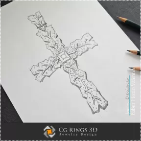 Anhänger-Skizze - Schmuckdesign