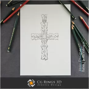 Boceto de colgante-Diseño de joyas