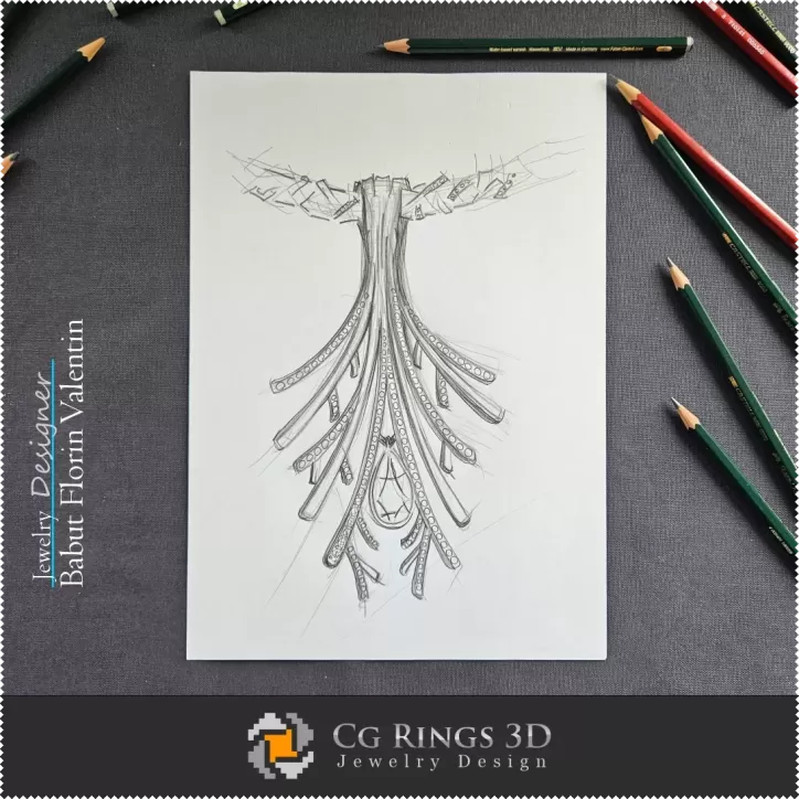 Pendant Sketch-Jewelry Design