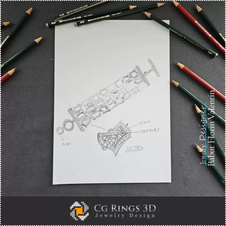 Bracelet Sketch-Jewelry Design