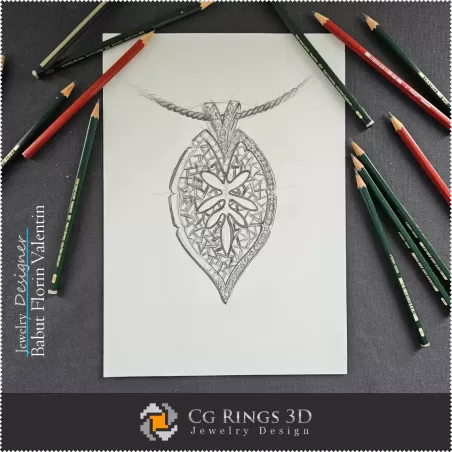 Pendant Sketch-Jewelry Design