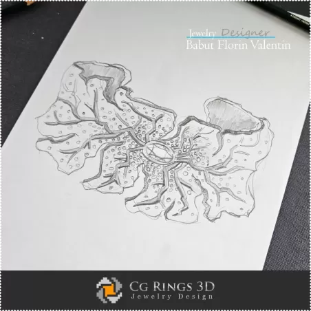 Boceto de pulsera - Diseño de joyas