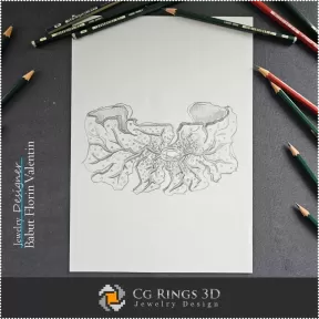 Boceto de pulsera - Diseño de joyas