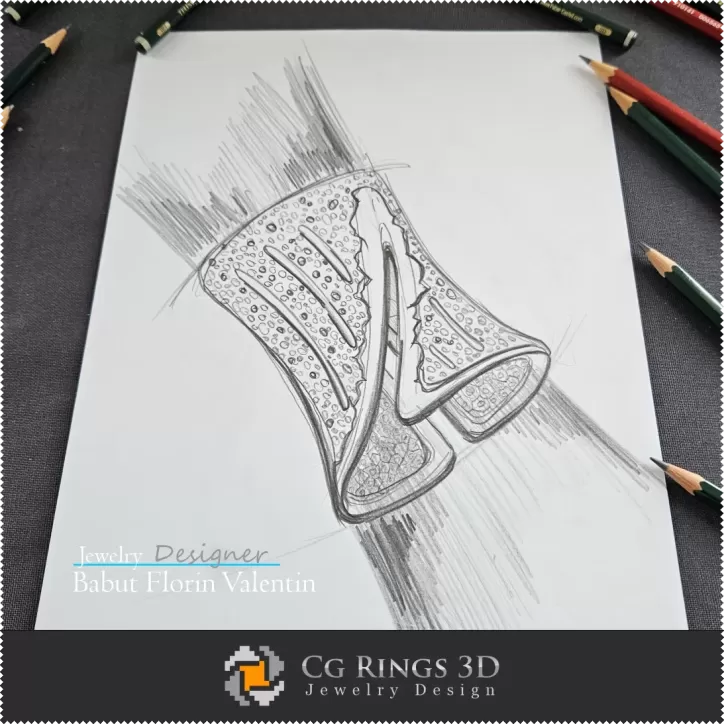 Skizzenarmband - Schmuckdesign Skizzenarmband - Schmuckdesign