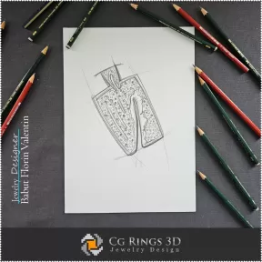 Pendant Sketch-Jewelry Design