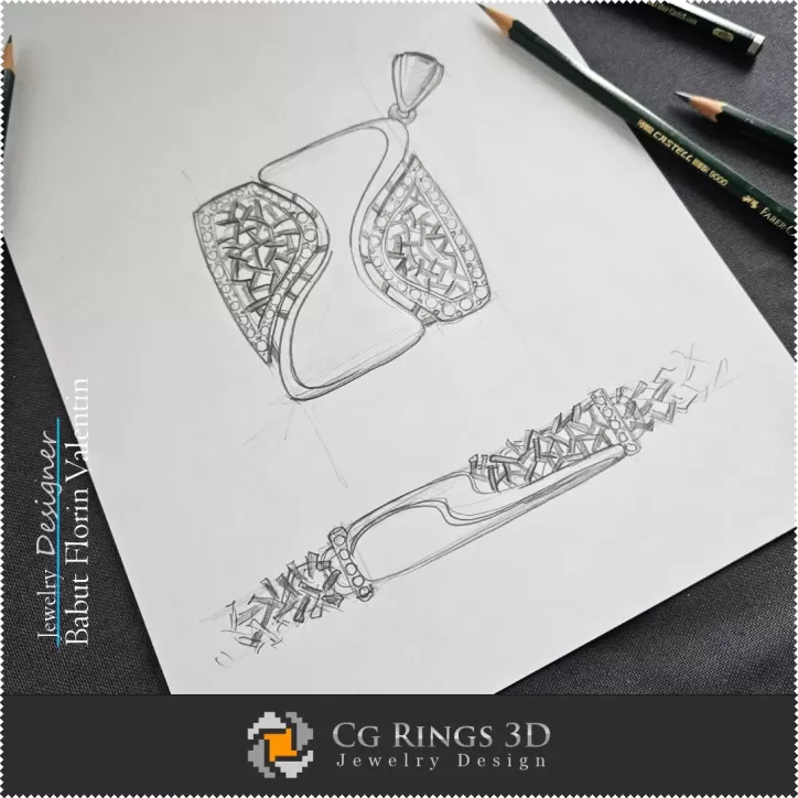 Jewelry Sketch Set-Jewelry Design