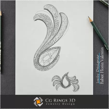 Pendant Sketch-Jewelry Design