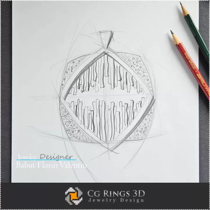 Anhänger-Skizze – Schmuckdesign Anhänger-Skizze – Schmuckdesign