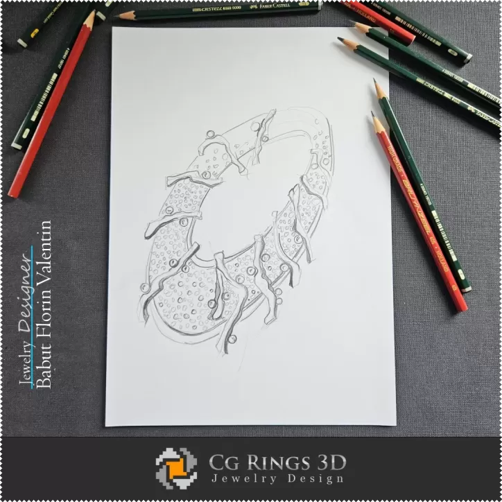 Boceto de colgante de lujo Boceto de colgante de lujo
