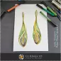Boucles d'oreilles Design - Conception de haute joaillerie