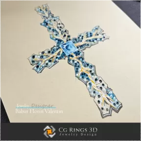 Boceto de colgante - Diseño de joyas