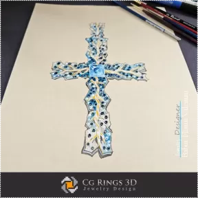 Boceto de colgante - Diseño de joyas