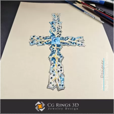 Croquis de Pendentif-Bijoux Design