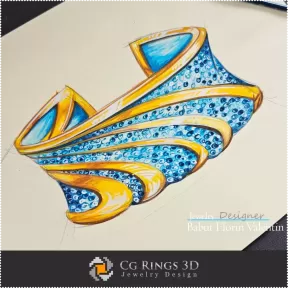 Pulsera boceto - Diseño de joyas