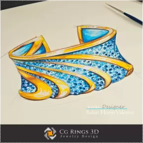 Pulsera boceto - Diseño de joyas