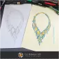 Croquis de Collier-Joaillerie Design