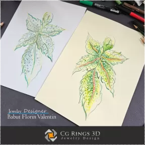 Boceto de colgante - Diseño de joyas