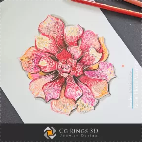 Anhänger-Skizze – Schmuckdesign