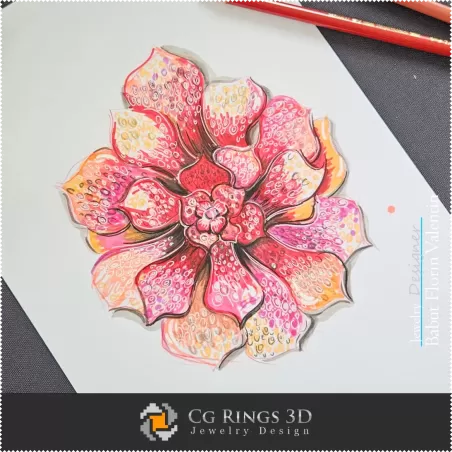 Boceto de colgante - Diseño de joyas