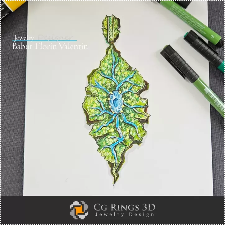 Pendant Sketch-Jewelry Design