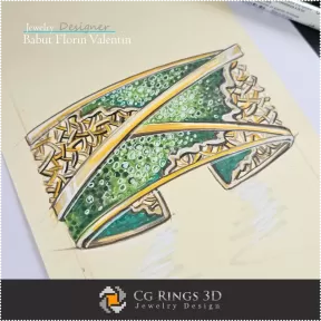 Sketch Bracelet - Jewelry Design