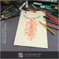 Croquis Pendentif Corail - Design Joaillerie