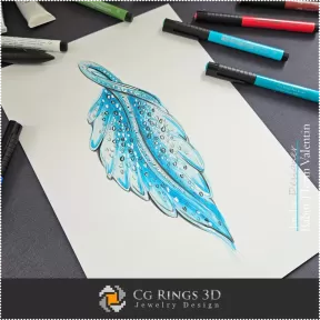 Croquis Pendentif - Joaillerie Design