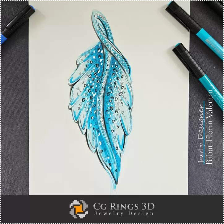 Boceto de Colgante-Diseño de Joyas Boceto de Colgante-Diseño de Joyas