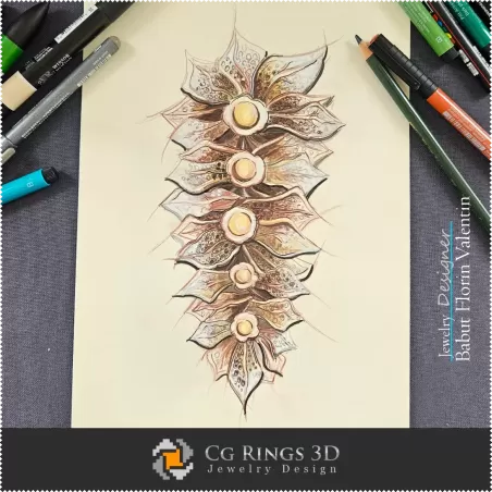 Pendant Sketch-Jewelry Design