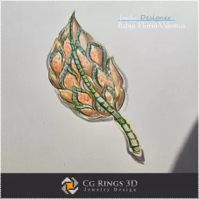 Sketch Brooch - Jewelry Design