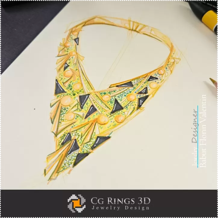 Bozzetto Collana - Design Gioielli Bozzetto Collana - Design Gioielli