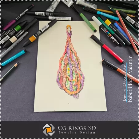 Pendant Sketch-Jewelry Design